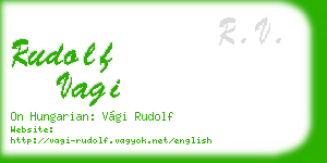 rudolf vagi business card